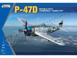 Склеиваемая пластиковая модель Американский истребитель P-47D. Масштаб 1:24