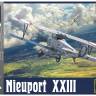 Склеиваемая пластиковая модель самолета Nieuport XXIII. Масштаб 1:32