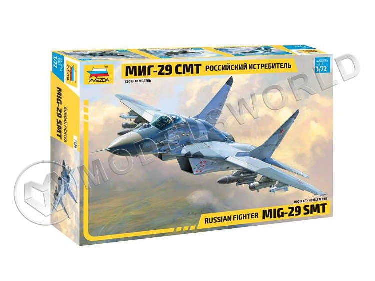 Склеиваемая пластиковая модель Многоцелевой фронтовой истребитель МиГ-29 СМТ. Масштаб 1:72 - фото 1