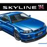 Склеиваемая пластиковая модель Nissan Skyline GT-R R34 V-spec II '02. Масштаб 1:24