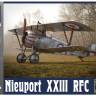 Склеиваемая пластиковая модель самолета Nieuport XXIII RFC. Масштаб 1:32
