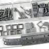 Набор для постройки модели корабля HERMIONE LA FAYETTE. Масштаб 1:89