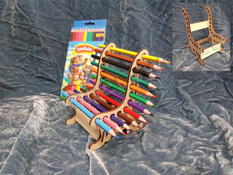 Органайзер для карандашей, собранный - фото 1