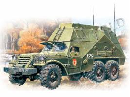 Склеиваемая пластиковая модель БТР-152С, Советский бронетранспортер. Масштаб 1:72