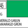 Краска водоразбавляемая MR.HOBBY EMERALD GREEN (глянцевая), 10 мл
