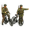 Фигуры Британские десантники с велосипедами (2 фигуры). Масштаб 1:35