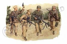 Фигуры немецких солдат - Дивизия Германа Геринга, Тунис 1943 г. Масштаб 1:35
