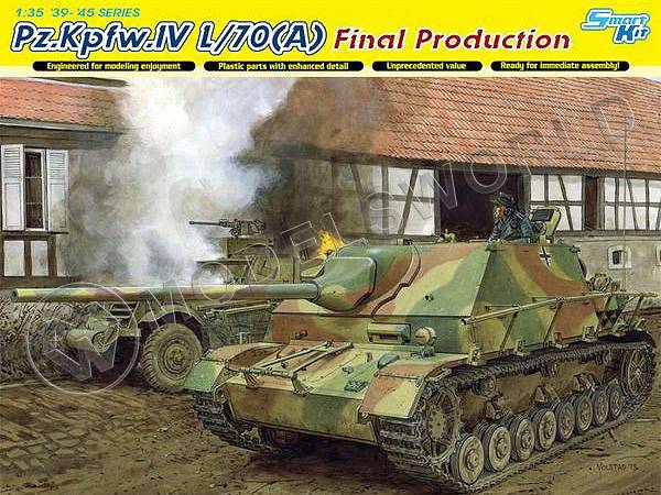 Склеиваемая пластиковая модель Немецкий танк Pz.Kpfw.IV L/70(A) Final Production. Масштаб 1:35 - фото 1