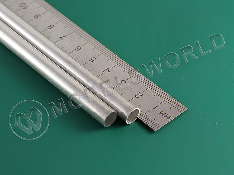 Тонкостенная алюминиевая трубка 8x0.45 мм, 2 шт - фото 1