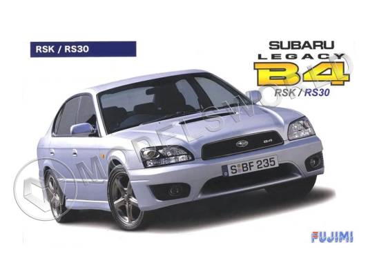 Склеиваемая пластиковая модель автомобиль Subaru Legacy B4 RSK. Масштаб 1:24