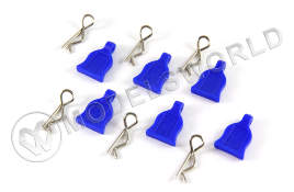 Клипсы для крепления кузова с резиновыми держателrth-3345049buями 1/10 (Синие)