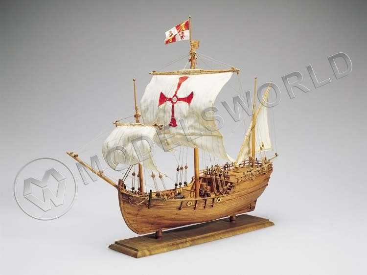 Набор для постройки модели корабля PINTA каравелла Колумба 1492 г. Масштаб 1:65 - фото 1