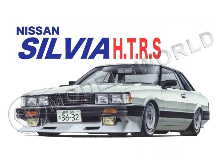 Склеиваемая пластиковая модель автомобиль Nissan Silvia RS HardTop. Масштаб 1:24 - фото 1