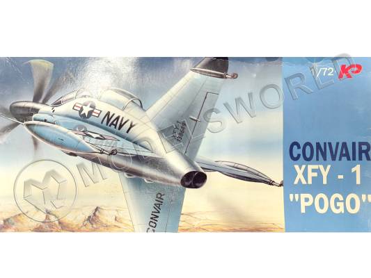 Склеиваемая пластиковая модель Convair XFY-1 "POGO". Масштаб 1:72