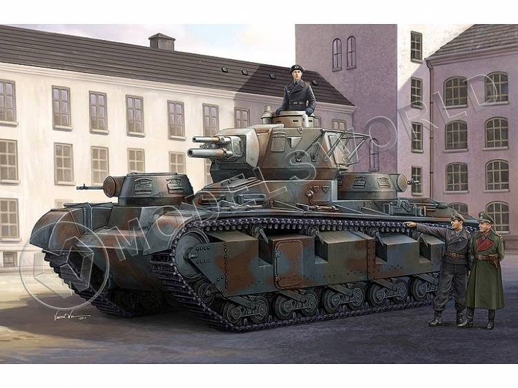 Склеиваемая пластиковая модель Немецкий танк Neubaufahrzeug (Rheinmetall). Масштаб 1:35 - фото 1