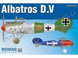 Склеиваемая пластиковая модель самолета Albatros D. V. Weekend. Масштаб 1:48