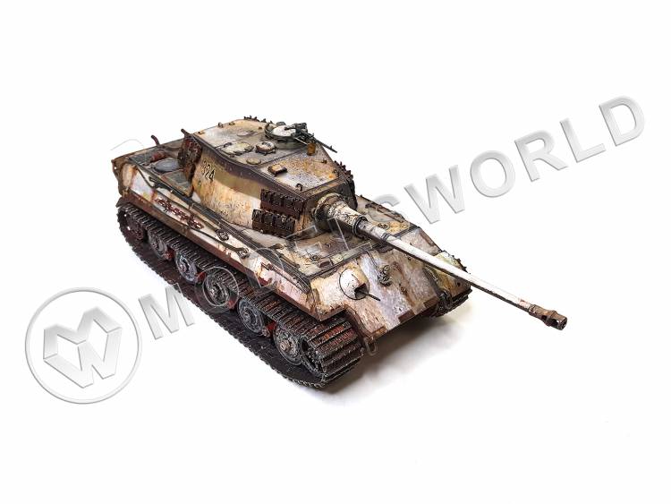 Готовая модель немецкий тяжелый танк King Tiger в масштабе 1:35 - фото 1