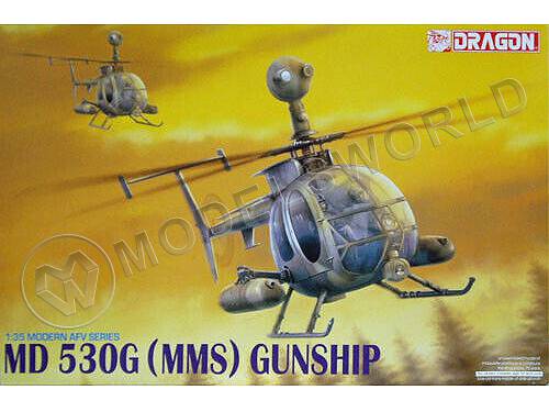 Склеиваемая пластиковая модель Вертолет MD 530G (MMS) Gunship. Масштаб 1:35 - фото 1