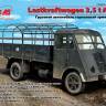 Склеиваемая пластиковая модель Lastkraftwagen 3.5 t AHN, грузовой автомобиль германской армии II МВ. Масштаб 1:35