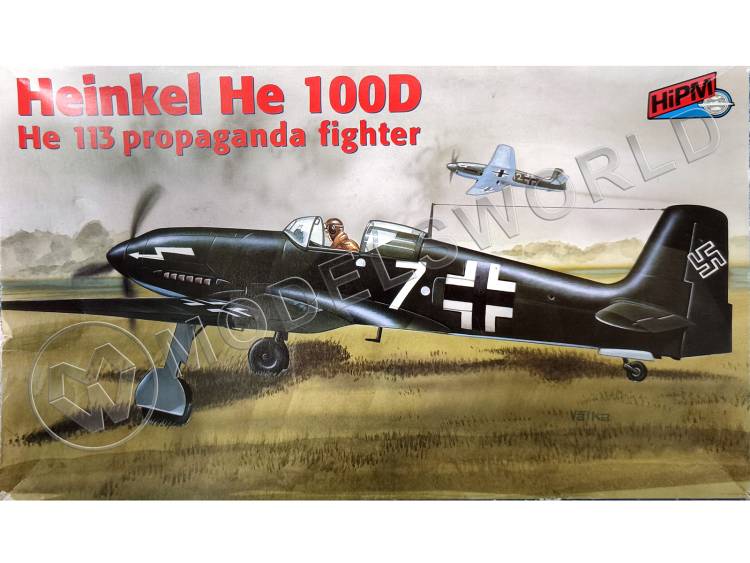 Склеиваемая пластиковая модель Heinkel He 100D. Масштаб 1:48 - фото 1