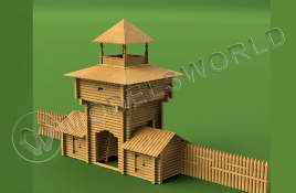 Набор для постройки модели Надвратная башня. Масштаб 1:60