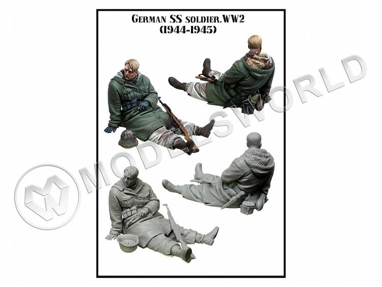 Фигура Германский солдат WW2. Масштаб 1:35 - фото 1