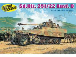 Склеиваемая пластиковая модель Немецкий бронетранспортер Sd.Kfz. 251/22 Ausf. D. Масштаб 1:35
