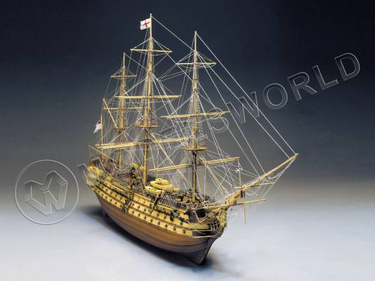 Набор для постройки модели корабля HMS VICTORY английский линкор 1778 г + КОМПЛЕКТ ДОПОЛНЕНИЙ. Масштаб 1:98
