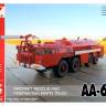Склеиваемая пластиковая модель Пожарный аэродромный автомобиль АА-60. Масштаб 1:72