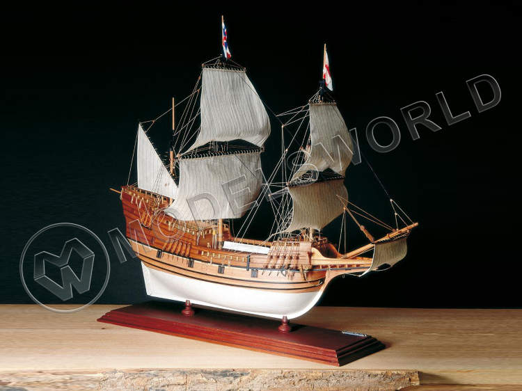 Набор для постройки модели корабля MAYFLOWER aнглийский рыболовный барк I четв. XV. Масштаб 1:60 - фото 1
