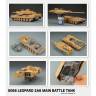 Склеиваемая пластиковая модель Немецкий танк Leopard 2 A6 с полным интерьером. Масштаб 1:35