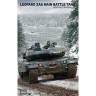 Склеиваемая пластиковая модель Немецкий танк Leopard 2 A6 с полным интерьером. Масштаб 1:35