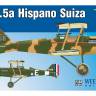 Склеиваемая пластиковая модель самолета SE.5a Hispano Suiza. Weekend. Масштаб 1:48
