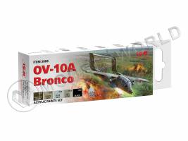 Набор акриловых красок ICM для OV-10A Bronco и другой авиации Вьетнама, 6х12 мл