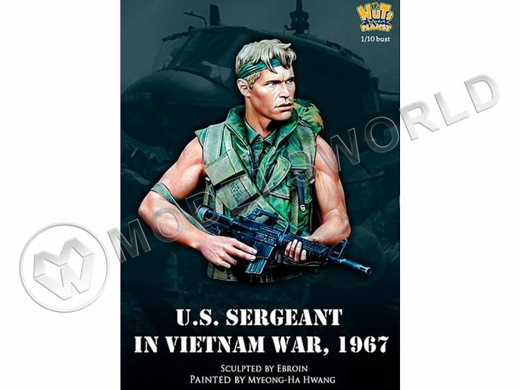 Фигура сержанта США (Вьетнамская война, 1967 г). Масштаб 1:10 - фото 1