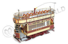 Набор для постройки модели трамвая LONDON L.C.C.106. Масштаб 1:24