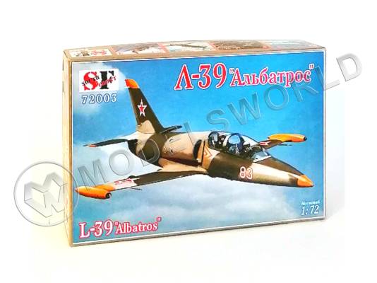 Склеиваемая пластиковая модель  Самолет L-39 Albatros. Масштаб 1:72