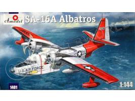Склеиваемая пластиковая модель Cамолет SA-16A Albatros + МАСКА. Масштаб 1:144