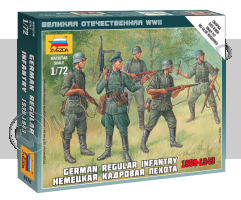 Немецкая кадровая пехота 1939-1943. Масштаб 1:72