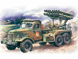 Склеиваемая пластиковая модель БM-14 Катюша. Масштаб 1:72