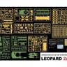 Склеиваемая пластиковая модель Немецкий основной боевой танк Leopard 2A7V с рабочими траками. Масштаб 1:35