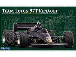 Склеиваемая пластиковая модель болид Lotus 97T 1985 F1. Масштаб 1:20