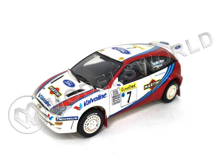 Готовая модель Автомобиль Форд фокус ралли в масштабе 1:24 - фото 1