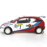 Готовая модель Автомобиль Форд фокус ралли в масштабе 1:24