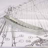 Набор для постройки модели корабля SCIABECCO пиратская шебека 1753 г. Масштаб 1:60