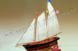 Набор для постройки модели корабля AMERICA американская крейсерская яхта. Масштаб 1:56