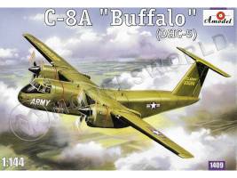 Склеиваемая пластиковая модель Cамолет C-8A Buffalo (DHC-5)  + МАСКА. Масштаб 1:144