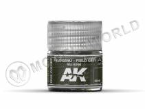 Акриловая лаковая краска AK Interactive Real Colors. Feldgrau-Field Grey RAL 6006. 10 мл