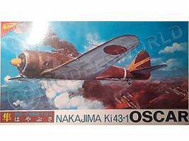 Склеиваемая пластиковая модель самолет Ki-43-1. Масштаб 1:48