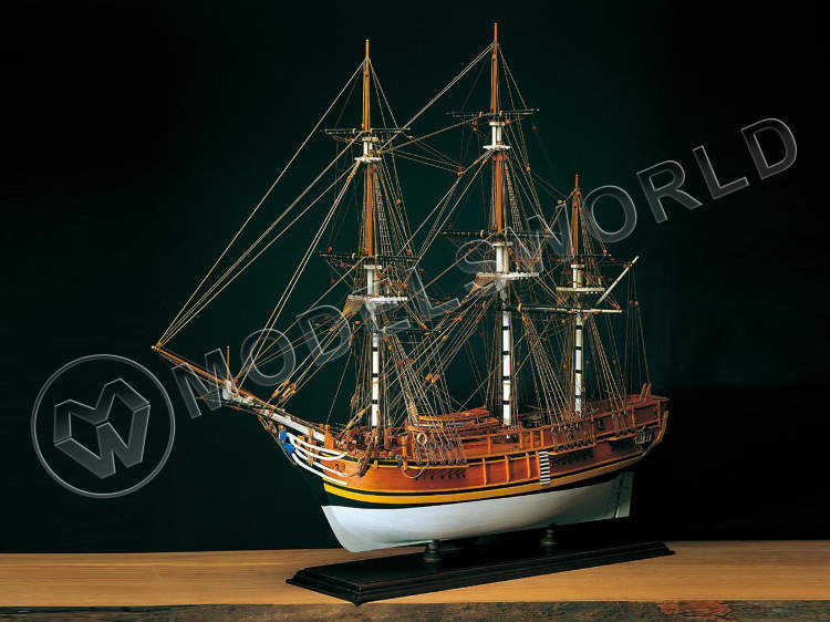 Набор для постройки модели корабля HMS BOUNTY английский шлюп 1787 г. Масштаб 1:60 - фото 1